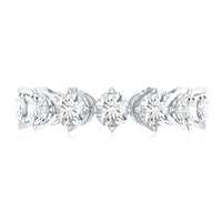Designer Moissanite Anniversary Band Ring