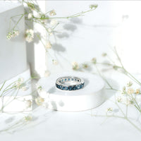 London Blue Topaz Full Eternity Ring in Channel Setting