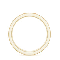 Natural Citrine Channel Set Eternity Ring for Anniversary