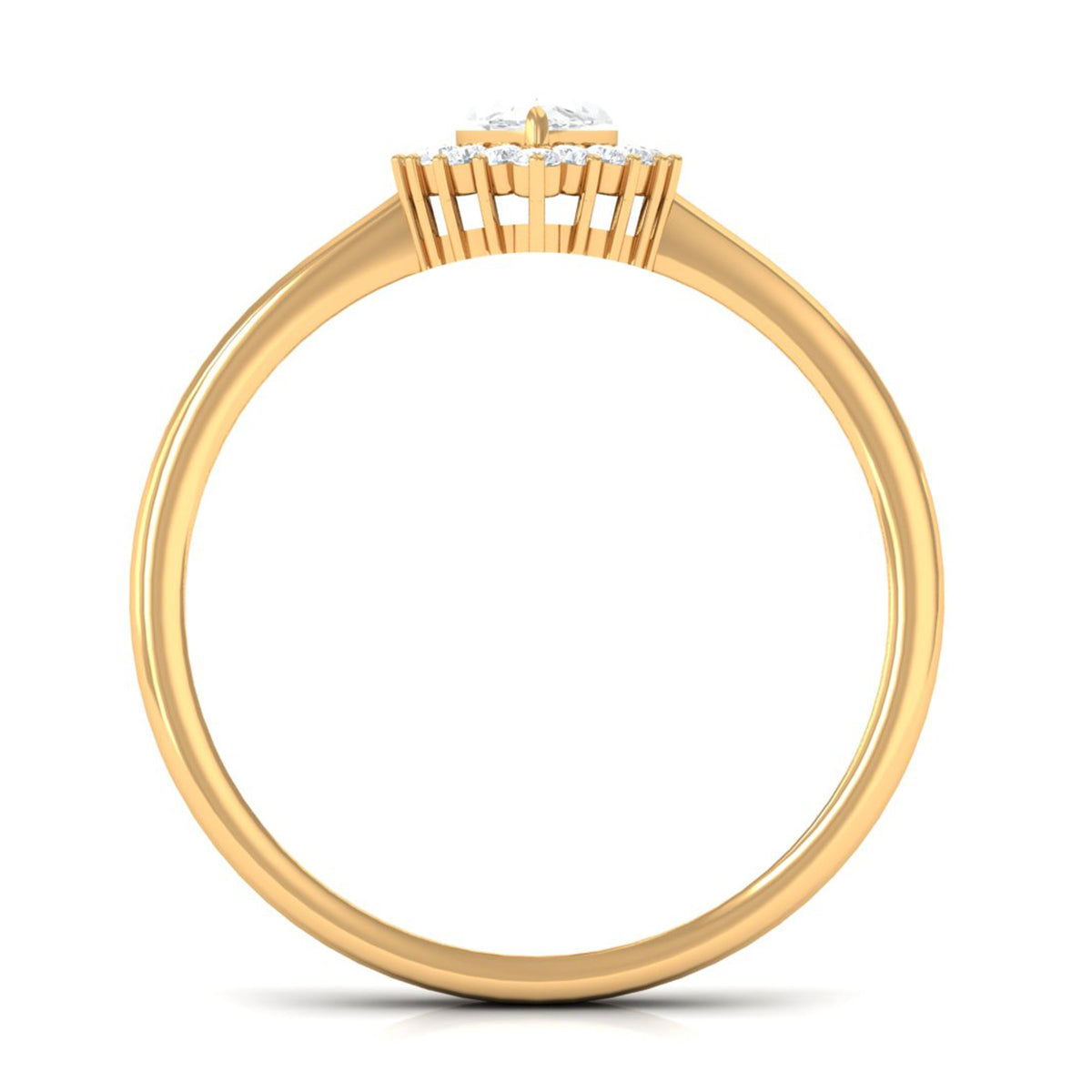 Brilliant cut moissanite marquise engagement ring with a silver band from Rosec Jewels, showcasing fine craftsmanship and sparkling gemstone.