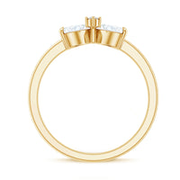 Heart Shaped Moissanite Infinity Promise Ring