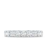 Designer Round Moissanite Full Eternity Ring for Women