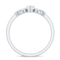 Marquise Cut Moissanite Celtic Knot Engagement Ring