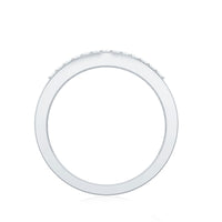 Certified Moissanite 3 Row Wedding Band for Men