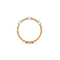 Natural Diamond Half Eternity Band Ring