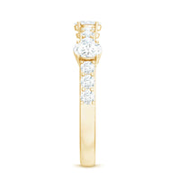 Natural Diamond Half Eternity Band Ring