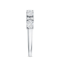 Certified Moissanite East West Eternity Band