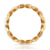 Zircon Twisted Stackable Eternity Ring