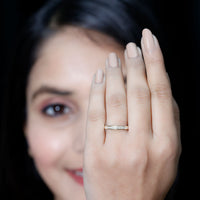 Certified Simulated Diamond Eternity Wedding Band Ring
