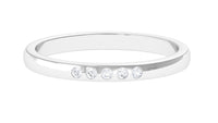 Minimal 5 Stone Diamond Ring for Promise