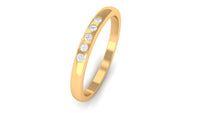 Minimal 5 Stone Diamond Ring for Promise