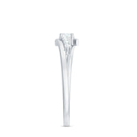Diamond Promise Ring with Bypass Shank
