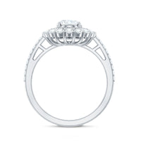 3.25 CT Vintage Inspired Zircon Oval Engagement Ring