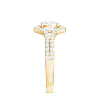 Rosec Jewels 2.25 CT oval cut zircon engagement ring with split shank, featuring sparkling gemstone and elegant band design.