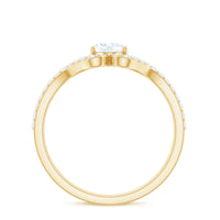 Rosec Jewels 2.25 CT oval cut zircon engagement ring with split shank design, showcasing sparkling gemstone and elegant band.