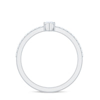 Marquise Cut Moissanite Solitaire Promise Ring for Women