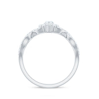 Rosec Jewels 1.50 CT marquise cut zircon crossover engagement ring showcasing sparkling stones and elegant design