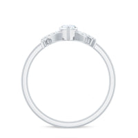 Certified Moissanite marquise engagement ring for women, featuring a sparkling marquise-cut stone set in a elegant ring by Rosec Jewels.
