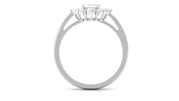 Rosec Jewels 2.50 CT octagon cut zircon halo engagement ring featuring a sparkling central stone and intricate band design.