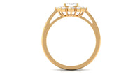 Rosec Jewels 2.50 CT octagon cut zircon halo engagement ring with detailed band and sparkling center stone.
