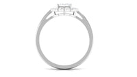 Rosec Jewels 2.25 CT octagon cut zircon engagement ring with halo, featuring a sparkling central stone and intricate band design.