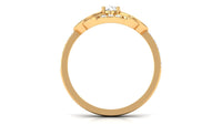 Nature Inspired Real Diamond Engagement Ring for Women