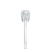 Rosec Jewels certified moissanite promise ring with butterfly motif, featuring intricate details and sparkling gemstone accents.