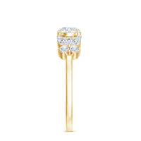Rosec Jewels certified moissanite promise ring featuring a delicate butterfly motif in sterling silver.
