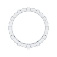 Princess Cut Moissanite Full Eternity Band for Women