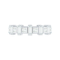 Princess Cut Moissanite Full Eternity Band for Women