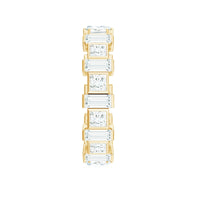 Princess Cut Moissanite Full Eternity Band for Women
