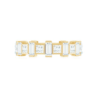 Princess Cut Moissanite Full Eternity Band for Women