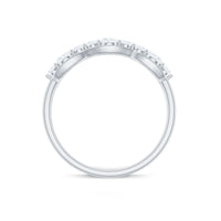 Certified Moissanite Wedding Anniversary Ring for Women