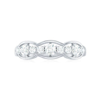 Certified Moissanite Wedding Anniversary Ring for Women