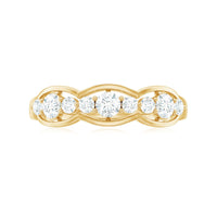 Certified Moissanite Wedding Anniversary Ring for Women