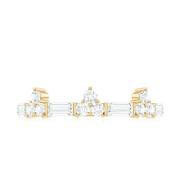 1 CT Cubic Zirconia Minimal Wedding Band Ring