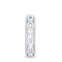 Simulated Diamond Infinity Wedding Band Ring