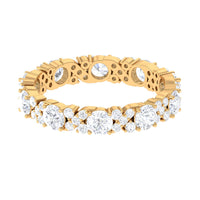 3 CT Elegant Simulated Diamond Eternity Ring