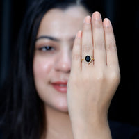Certified 4.8 Carat Lab Grown Black Diamond Pear Shaped Engagement Ring with White Diamond Halo