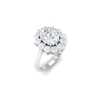 Princess Diana Inspired Simulated Diamond Engagement Ring