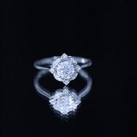 Vintage Looking Cubic Zirconia Engagement Ring for Her