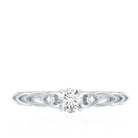 Designer Moissanite Promise Ring for Her