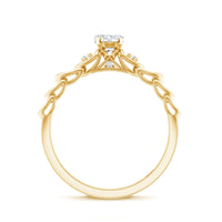 Designer Moissanite Promise Ring for Her