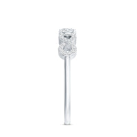 Round Moissanite Infinity Promise Ring with Certificate