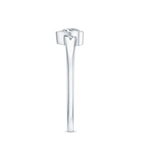 Heart Shape Lab Grown Diamond Solitaire Ring in Split Shank