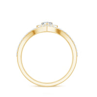 Heart Shape Lab Grown Diamond Bridal Ring Set