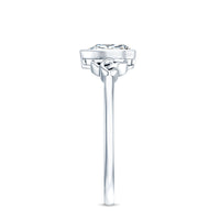 Pear Shape Lab Grown Diamond Solitaire Celtic Ring