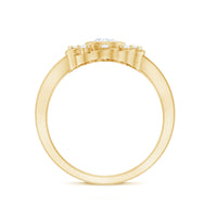 Lab Grown Diamond Nature Inspired Flower Engagement Ring