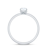 Round Shape Lab Grown Diamond Solitaire Ring