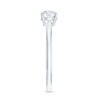 Round Shape Lab Grown Diamond Solitaire Ring